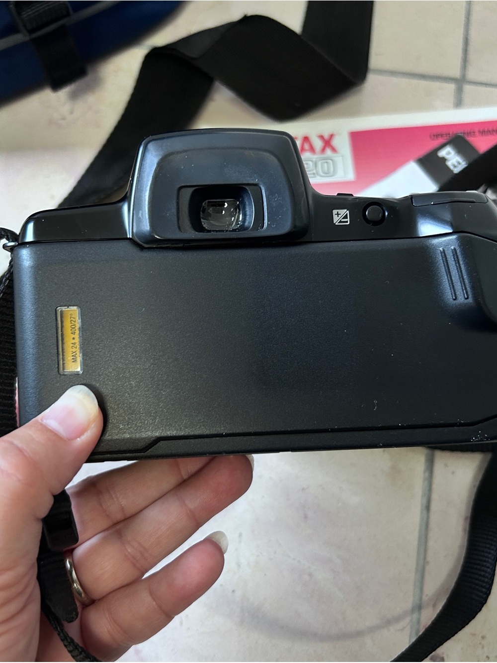 Pentax PZ-20 35mm Film SLR Camera 35-80mm Lens Manuals Lowepro Bag Tested Works - Picture 4 of 8